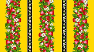 Carla Joseph - Strawberry Dreamcatcher - Stripe - Yellow
