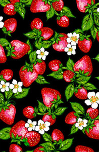 Carla Joseph - Strawberry Dreamcatcher - Allover - Black