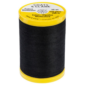 Cotton All Purpose Sewing Thread - Black
