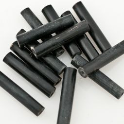Bone Tubes 1.5" - Black - 5pcs