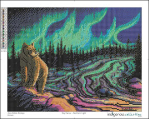 Sky Dance - Northern Light - Amy Keller-Rempp - Diamond Art Kit