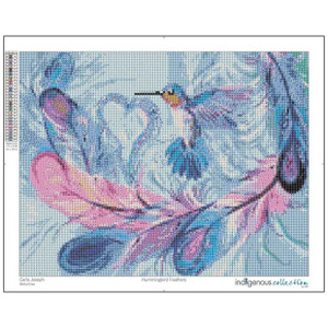 Hummingbird Feathers - Carla Joseph - Diamond Art Kit
