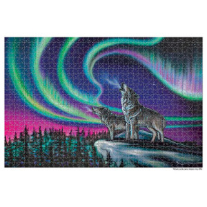 Sky Dance - Wolf Song - Amy Keller-Rempp - Puzzle 1000pcs