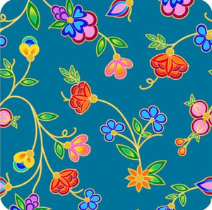 Tamara Malcolm - Koko Bloom - Allover Floral - Turquoise