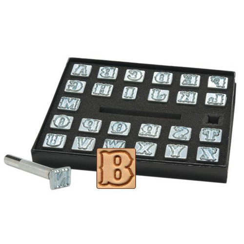1/2 Multiple Sizes Available SLC Standard Alphabet Leather Craft Complete Stamp Set 