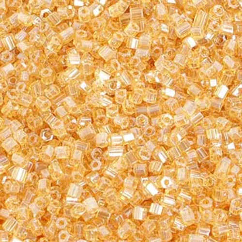 10/0 2-Cut Light Topaz Luster 22g 10/0 2-Cut Light Topaz Luster 22g