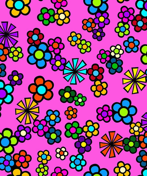 Kevin L. Pee-ace - Yellowquill Floral Packed - Pink