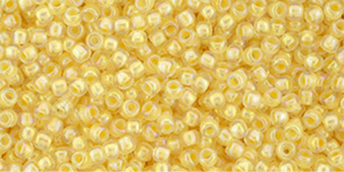 11/0 Toho Inside - Color/Transparent Rainbow Orange Creamcicle-Lined 8-9g