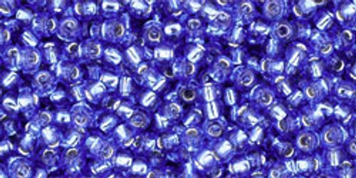11/0 Toho Silver-Lined Sapphire 8-9g