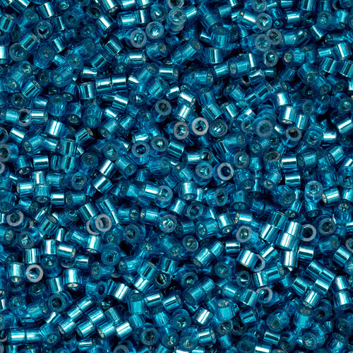 11/0 Capri Blue Silver-Lined 25g Bag