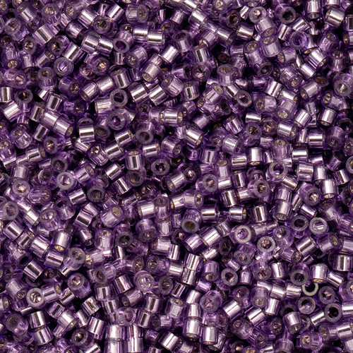 11/0 Purple Silver-Lined 25g Bag