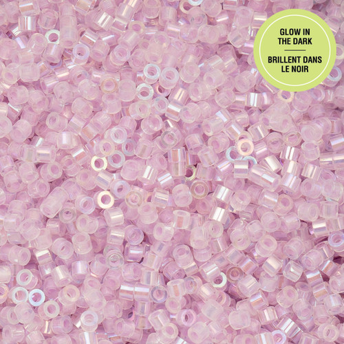 11/0 Glow in Dark AB - Violet 25g Bag
