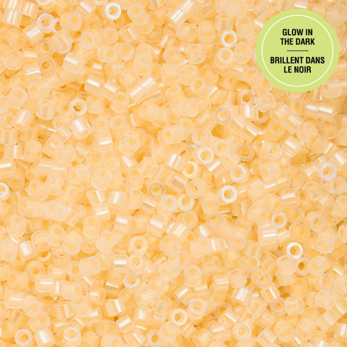 11/0 Glow in Dark AB - Light Yellow 25g Bag