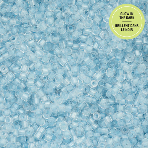 11/0 Glow in Dark - Blue 25g Bag
