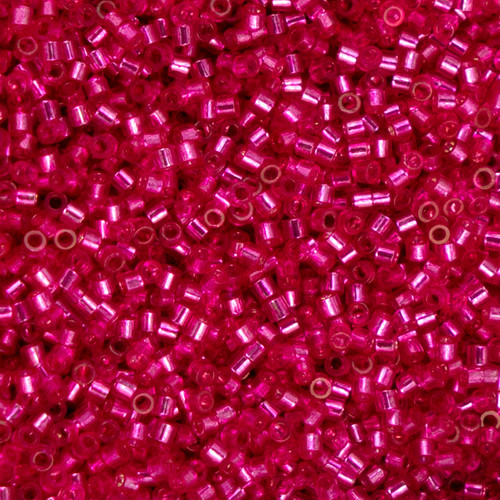 11/0 Fuchsia Silver-Lined 25g Bag