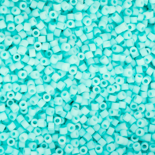11/0 Matte Macaron - Blue Turquoise 25g Bag 11/0 Matte Macaron - Blue Turquoise 25g Bag