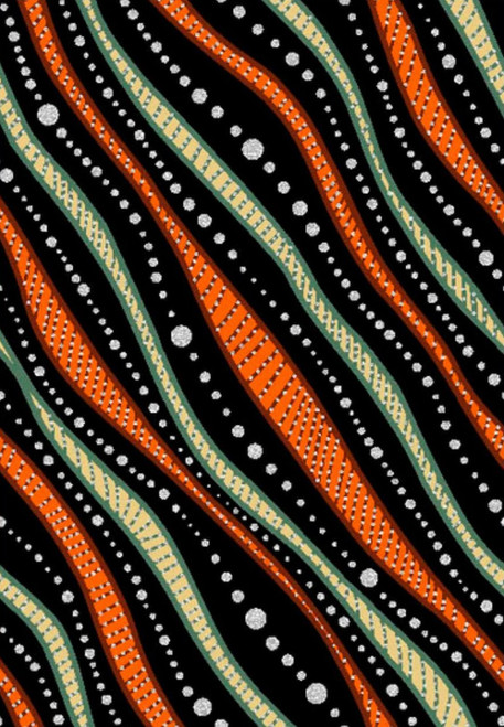 Betty Albert - All Children Matter - Wavy Stripe - Black