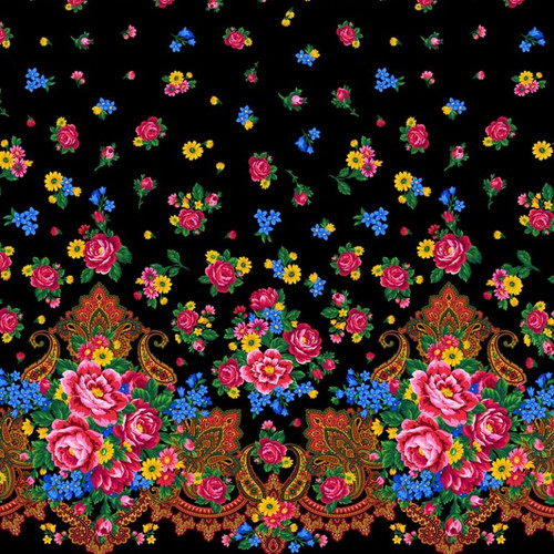 Kokum Scarf 732 - Black