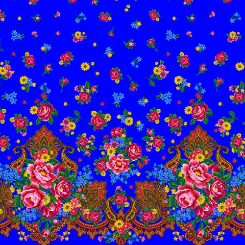 Kokum Scarf 732 - Royal