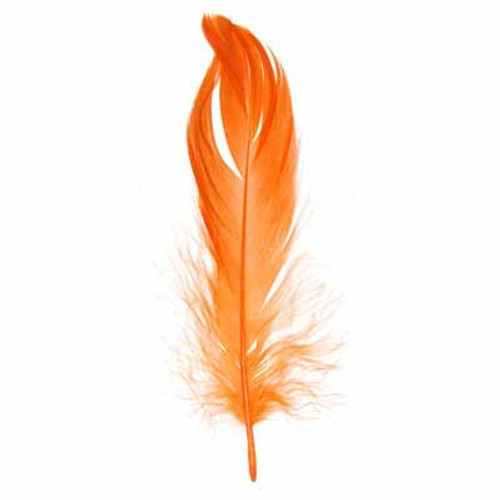 5"-7" Goose Feathers -Orange
