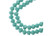 Crystal Lane DIY - Rondelle 6x8mm 2 Strand 7in - Opaque Turquoise Green