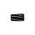 Bone Carved Spiral Tube 0.5" - Black/White - 10pc