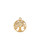 Tree of Life - 8.2x9.7mm - Gold - 6pcs