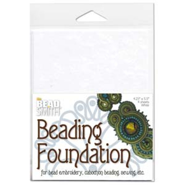 BEADING FOUNDATION 8.5X11 INCH- 4PER PACK White