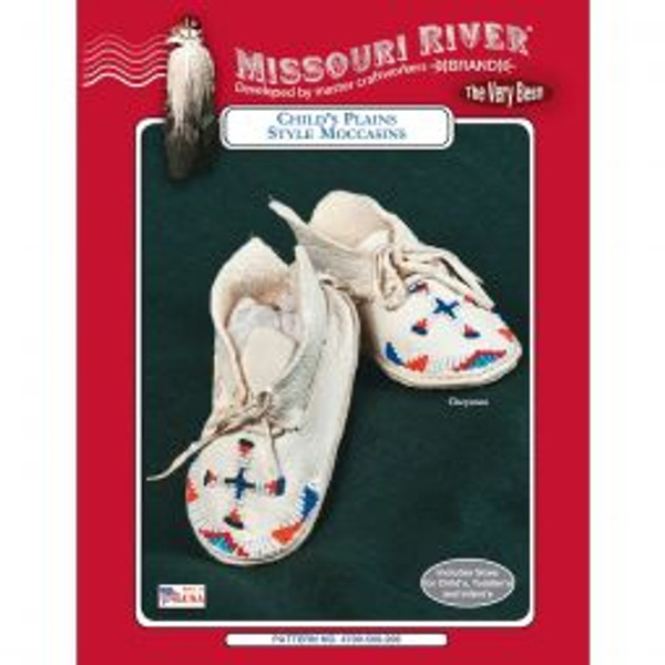 Child's Plains Style Moccasins