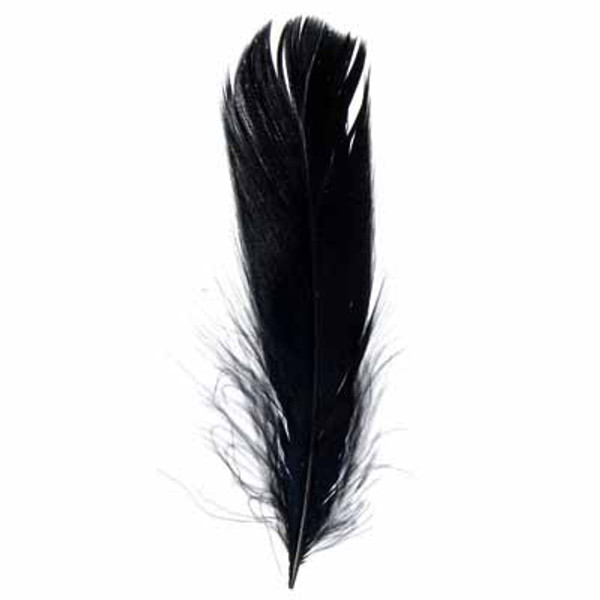 5"-7" Goose Feathers -Black