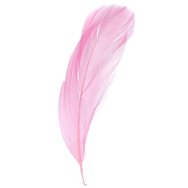 5"-7" Goose Feathers -Pink