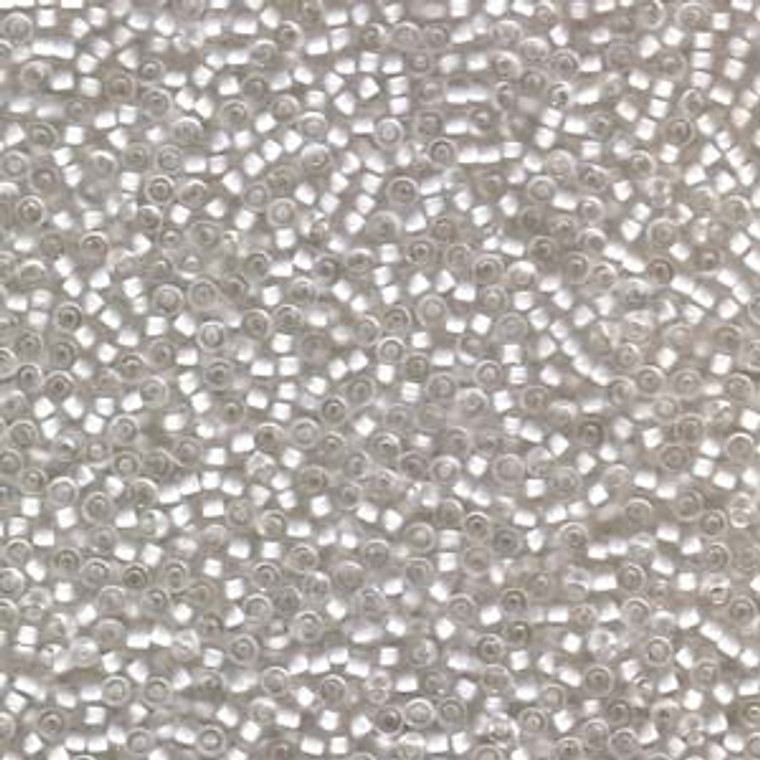 White Lined Crystal Semi-Matte