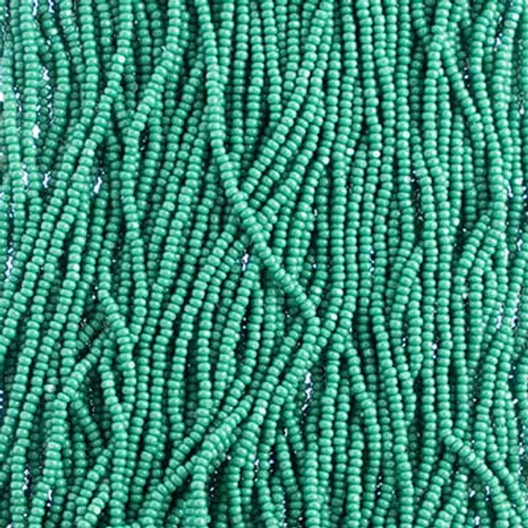 13/0 Opaque Medium Dark Green 13g