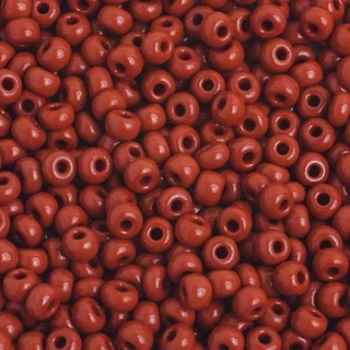 6/0 Opaque Medium Brown 21g