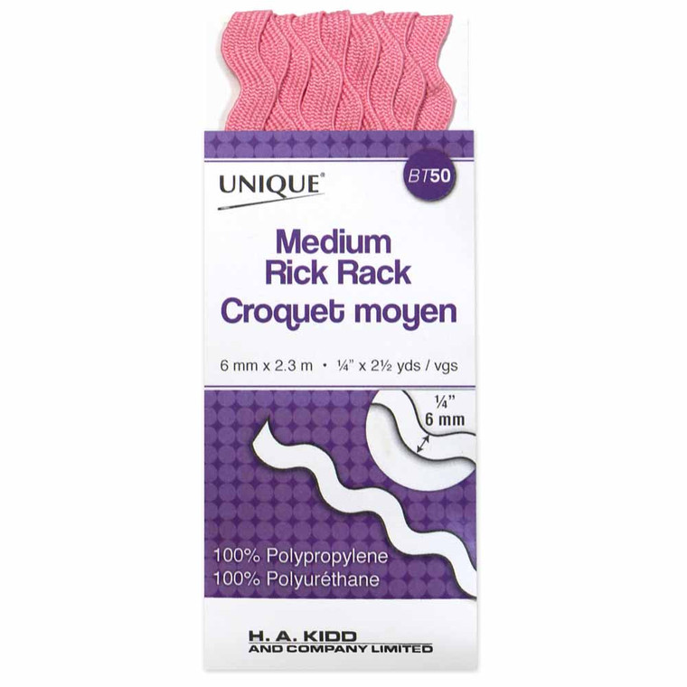 Medium Rick Rack - Candy Pink