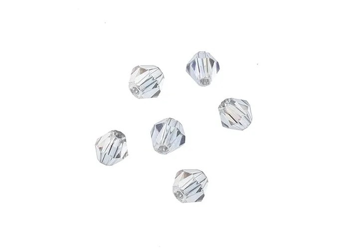 Crystal Lane DIY - Bicone 4mm 2 Strand 7in - Transparent Crystal AB