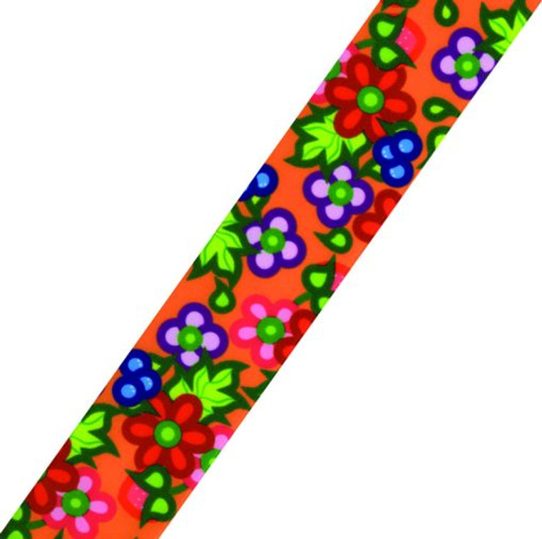 Carrie Okemaw - Kokom Flowers Ribbon - Dark Orange