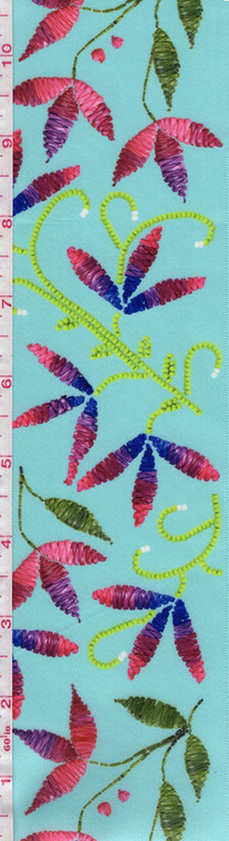 Amy McPherson - Prairie Petals Ribbon - Ocean