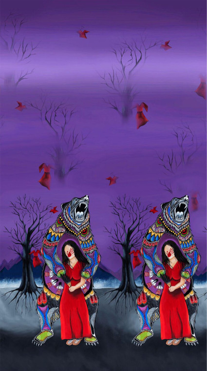 Jessica Somers - Ganawenda A Tribute to MMIWG - Single Border - 02 - Purple