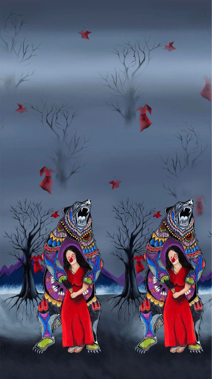 Jessica Somers - Ganawenda A Tribute to MMIWG - Single Border - 02 - Grey