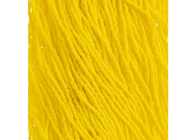 12/0 3-Cut Opaque Lemon Yellow 10g