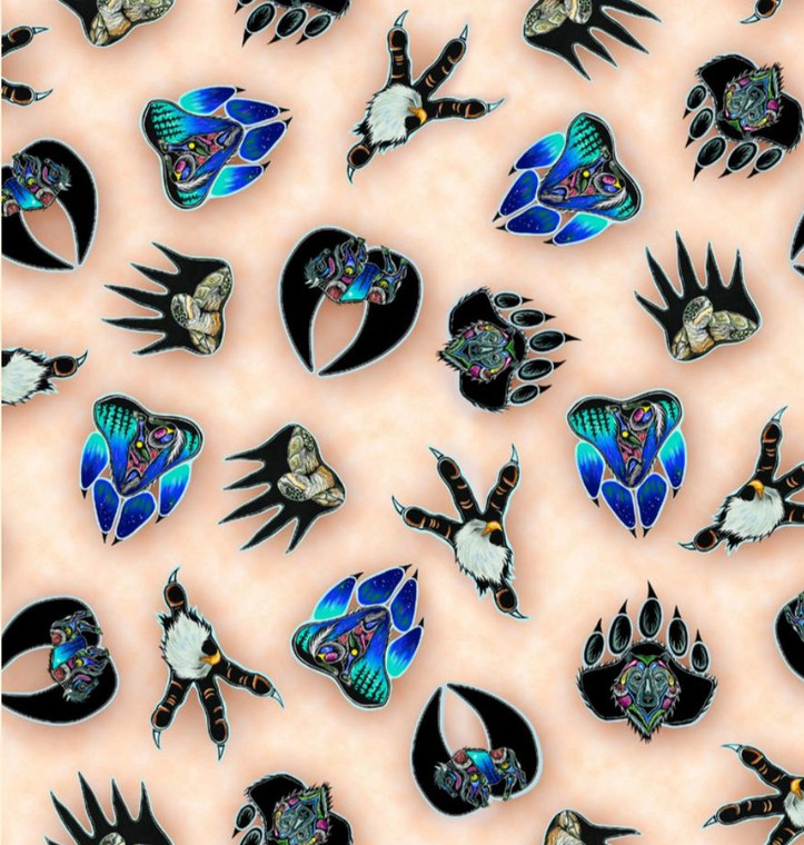 Jessica Somers - 7 Grandfathers - Allover Grandfathers - Lt Orange