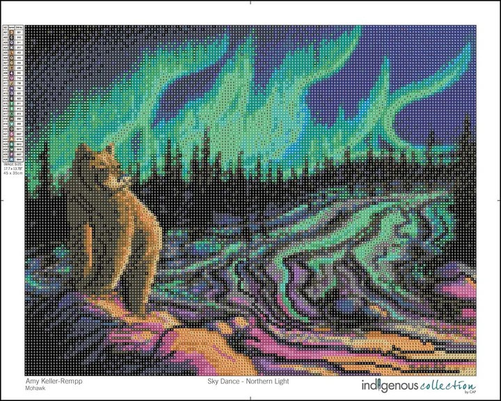 Sky Dance - Northern Light - Amy Keller-Rempp - Diamond Art Kit