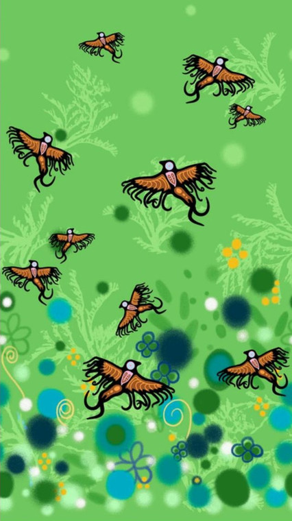 Cody James Houle - Supporting Each Other - Single Border - Green