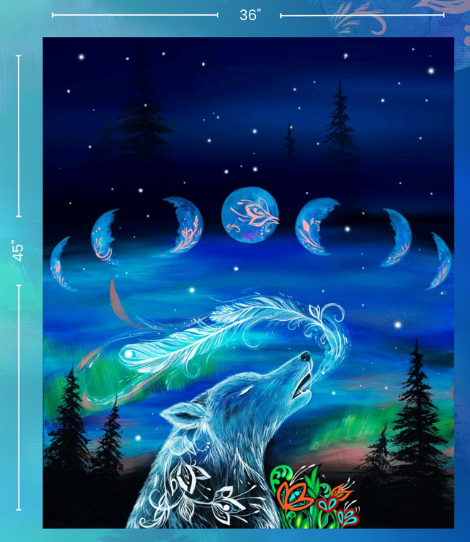 Karen Erickson - Echoes of the Moon - Panel 36" - Multi