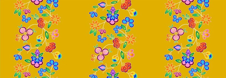 Tamara Malcolm - Koko Blooms - Stripes - Mustard