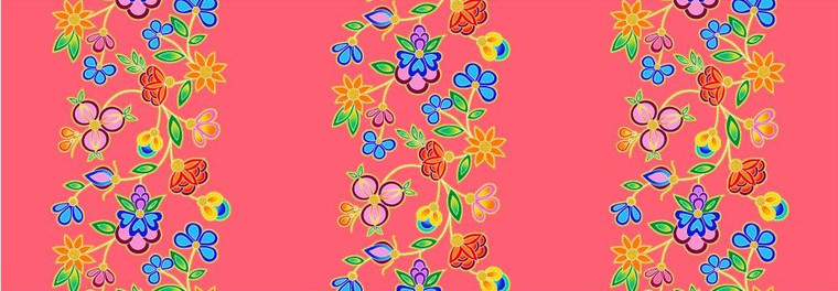 Tamara Malcolm - Koko Blooms - Stripes - Cheyanne Pink