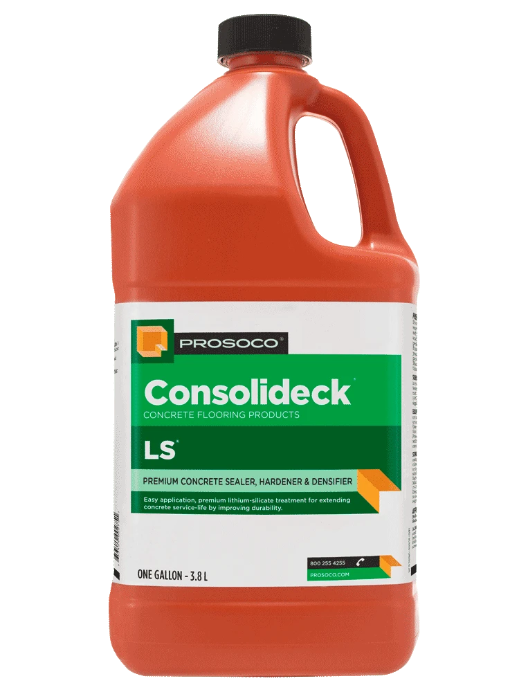 PROSOCO Consolideck LS 1-gallon bottle; sold as a case of four bottles