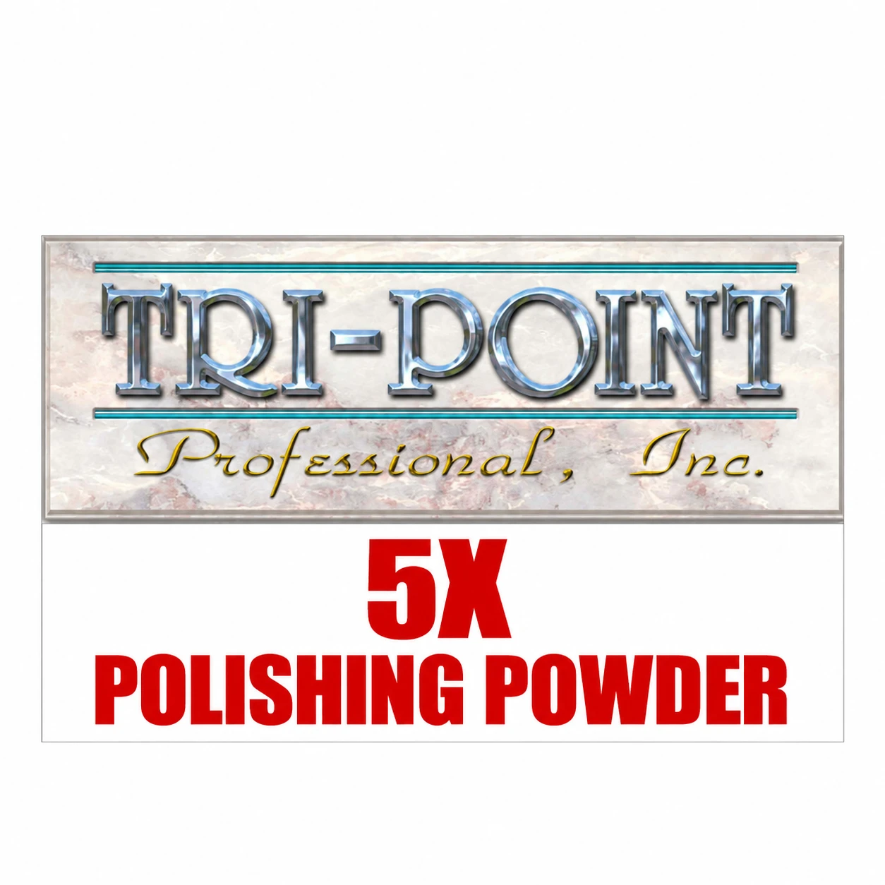 Tri-Point Professional 5X Marble Polishing Powder
