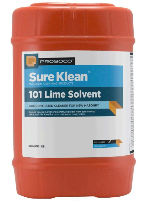 Prosoco 101 Lime Solvent Concentrated Cleaner 5 Gallon